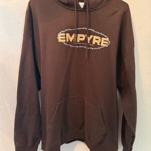 Empyre Chocolate Brown Hoodie for Men